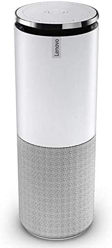 Lenovo Smart Assistant Virtuelle Assistent-Geräte (Amazon Alexa, Zylinder, Grau, Weiß, 15 W, 5,08 cm, 6,35 cm)