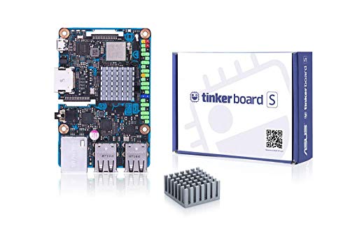 Asus Tinker Board S (Einplatinencomputer, 16GB eMMC, ARM-basiert, Rockchip Quad-Core RK3288 Prozessor, 2GB DDR3, 4x USB 2.0)