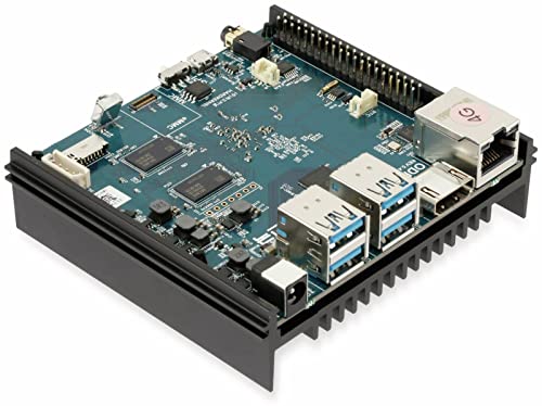 ODROID-N2 Einplatinen-Computer mit 4 GByte RAM, Mini PC Server Selbstbau PC Single Board Einplatine, eMMC, QuadCore, Android und Linux Betriebssystem