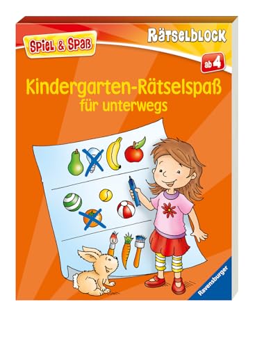 Kindergarten-Rätselspaß für unterwegs (Spiel & Spaß - Rätselblock)