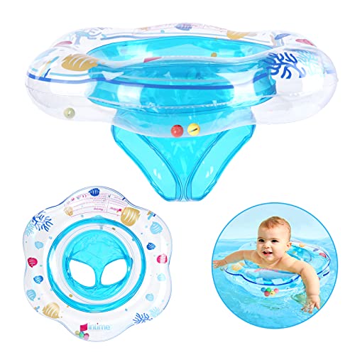 Flintronic Baby Schwimmring, Verstellbare Aufblasbare Schwimmsitz für Baby, Baby Schwimmhilfen Spielzeug, Baby Schwimmen Ring für Kinder 6 Monate Bis 3 Jahre (Glocke)