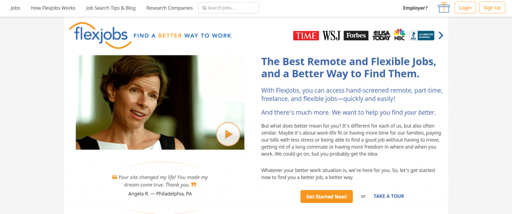 Flexjobs Screenshot
